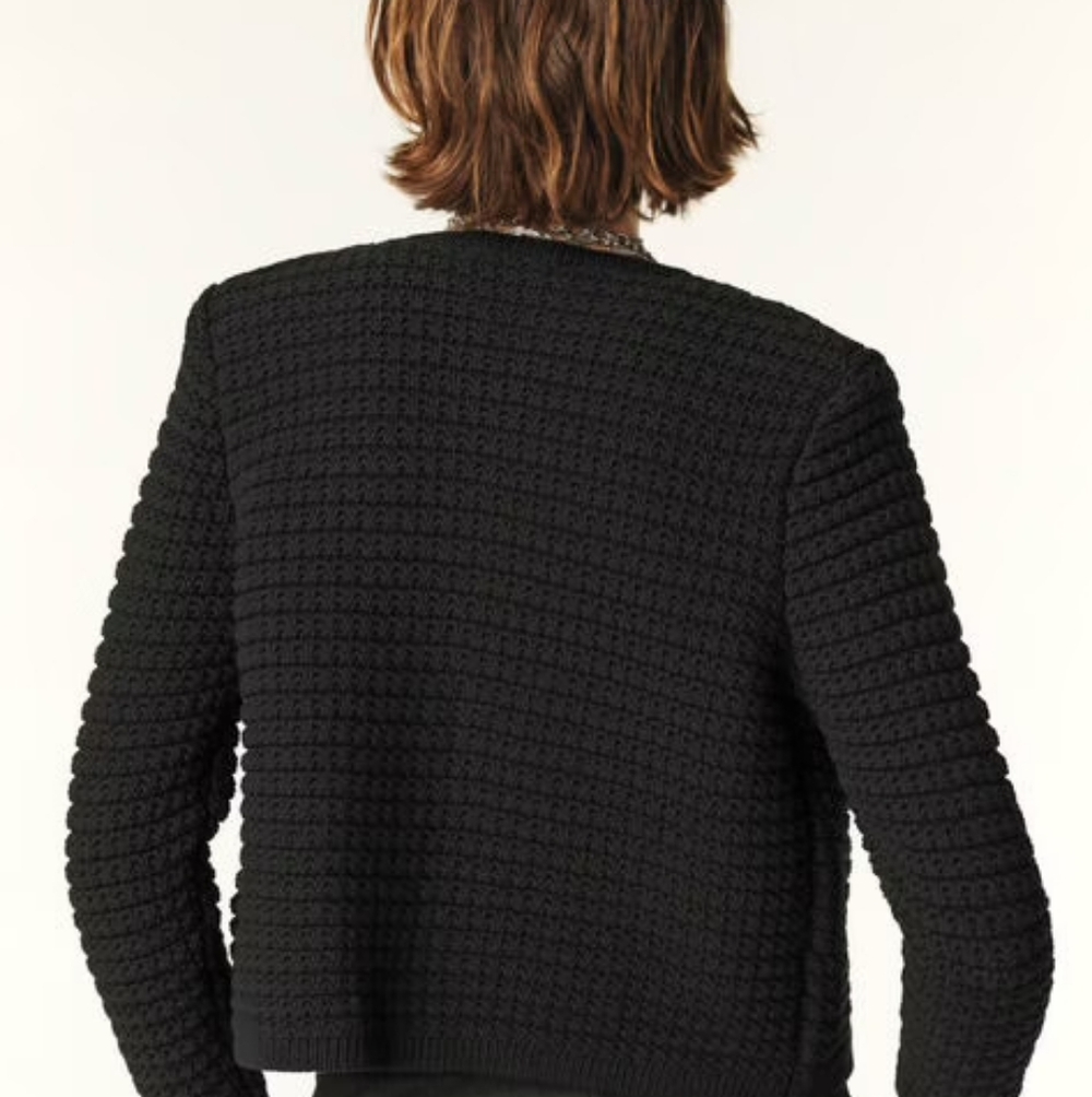 Bash Gaspard Cardigan Black Size 1 - Picture 2 of 4